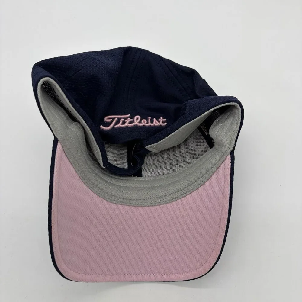 Golf Titleist Performance Navy/Pink Hat Cap Magnetic Premium Ball Marker
